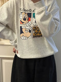 A87 - Vintage "Where's Goofy?" Comic Print Crewneck Sweatshirt | Heavyweight Fleece Loose Top
