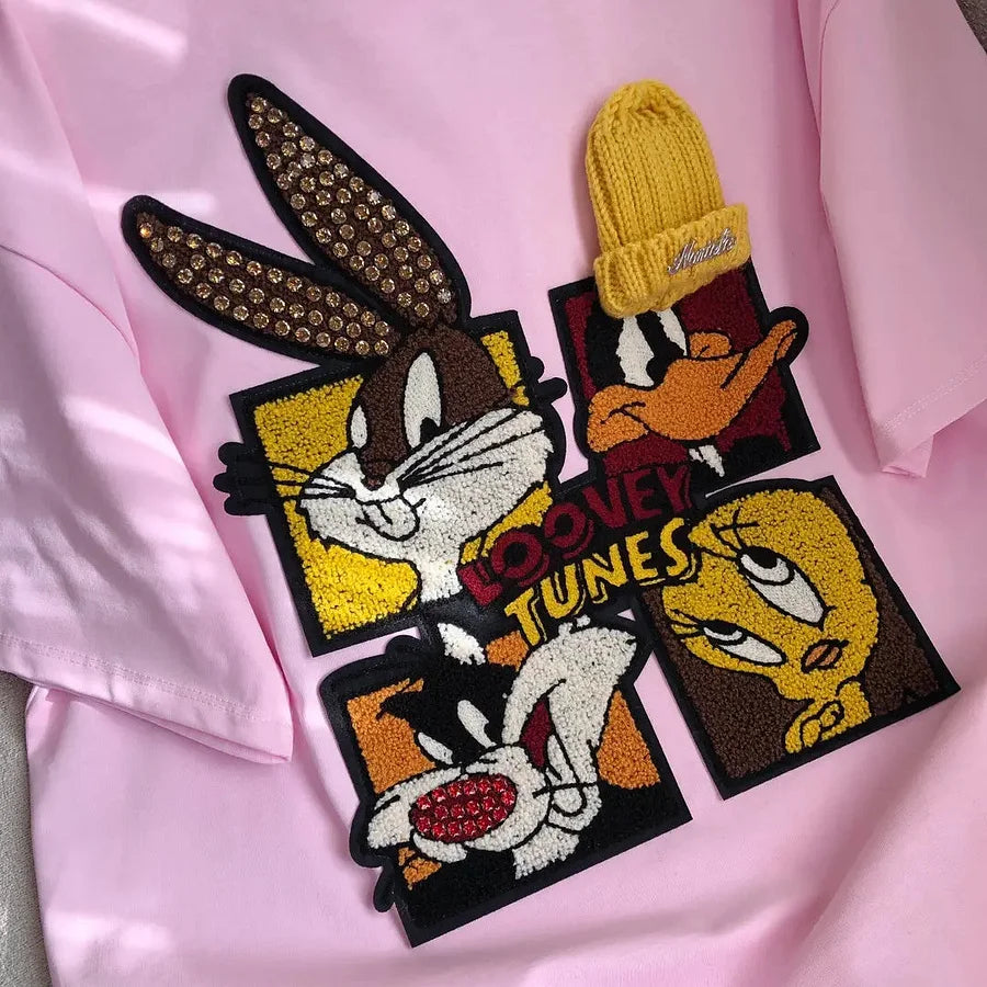 VINESU Looney Tunes - Themed T-shirt: Full of Cartoon Fun