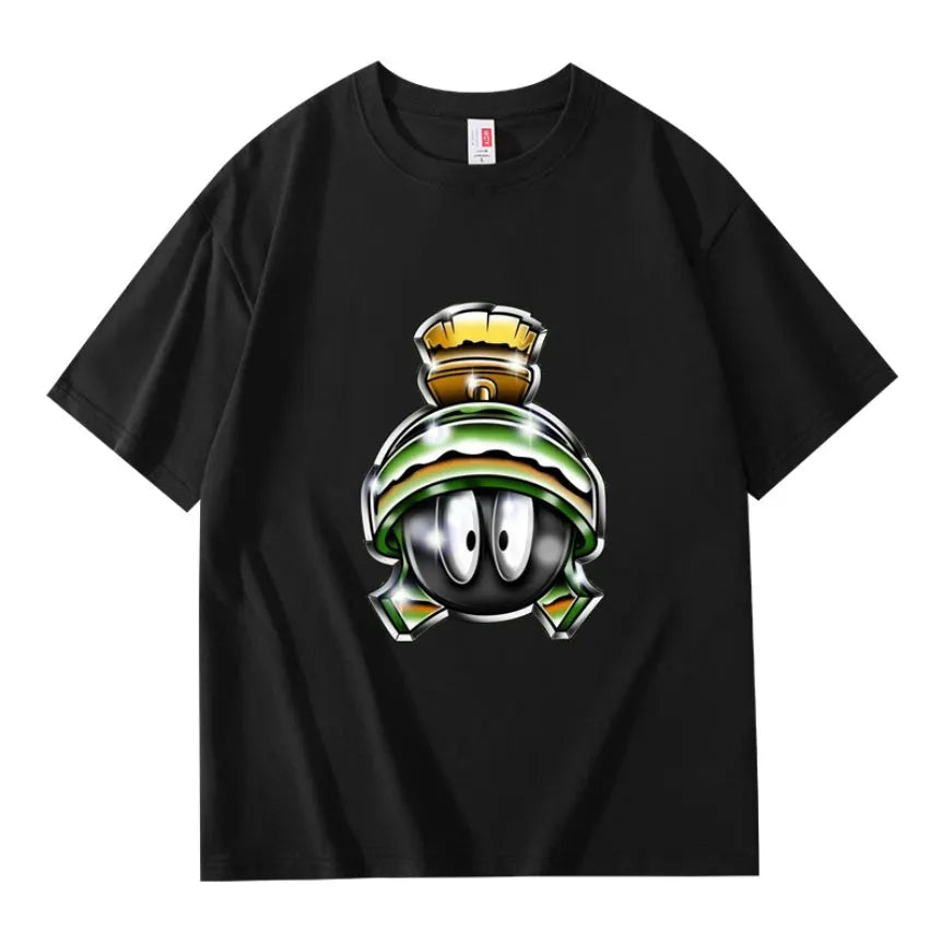 VINESU The Martian-Printed Heavyweight T-shirts