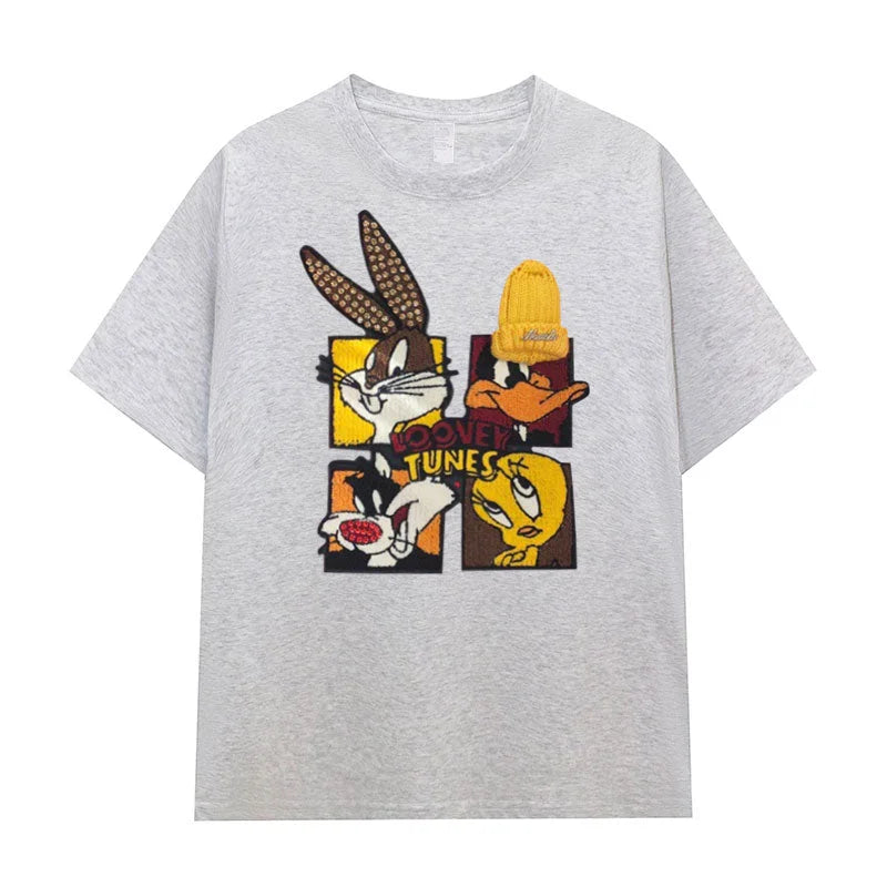 VINESU Looney Tunes - Themed T-shirt: Full of Cartoon Fun