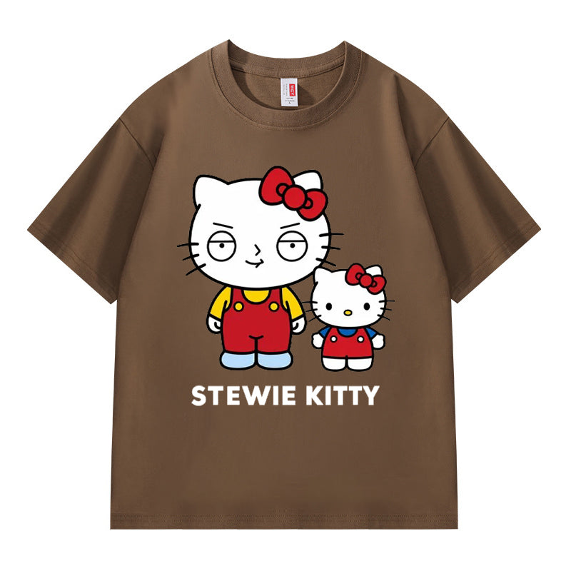 A232 - Stewie Parody Graphic Tee – 100% Breathable Cotton Summer Short Sleeve T-Shirt