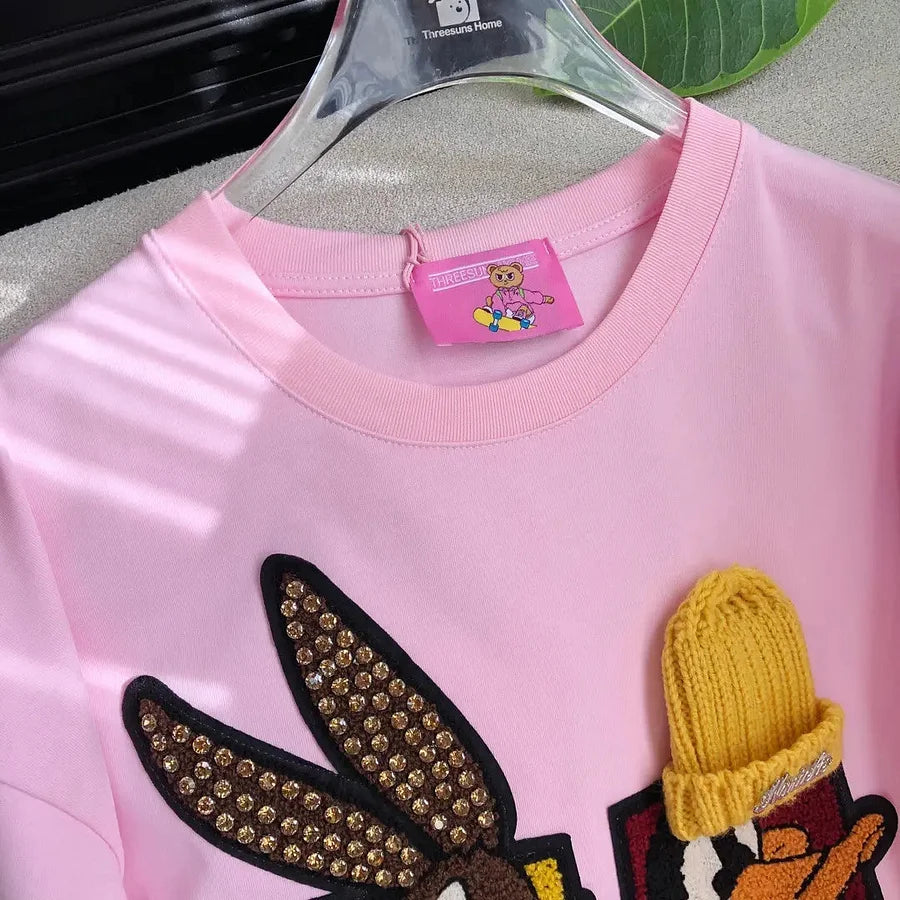 VINESU Looney Tunes - Themed T-shirt: Full of Cartoon Fun