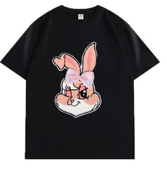 VINESU Pink Bunny Heavyweight Tee