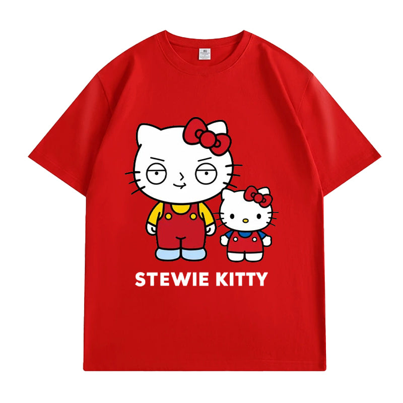 A232 - Stewie Parody Graphic Tee – 100% Breathable Cotton Summer Short Sleeve T-Shirt