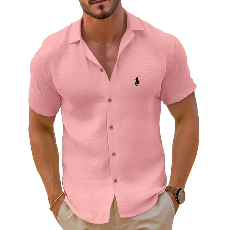 Men's Cotton And Linen Comfortable Shirt