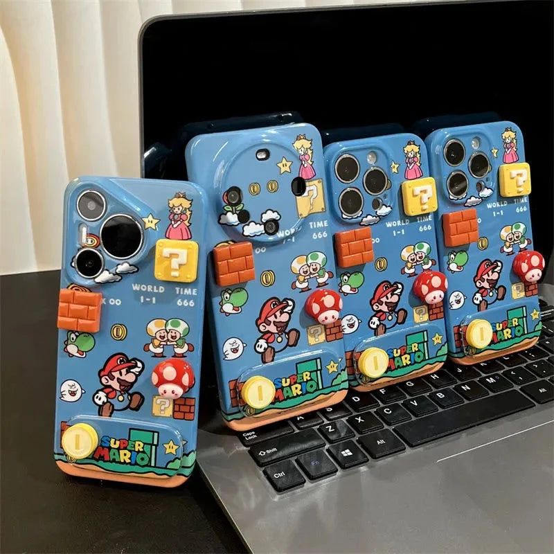 3D Handmade Super Mario Phone Case | Case iPhone Apple