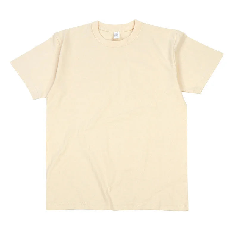 VINESU Premium 220gsm Cotton T-Shirt - Heavyweight Basic Tee
