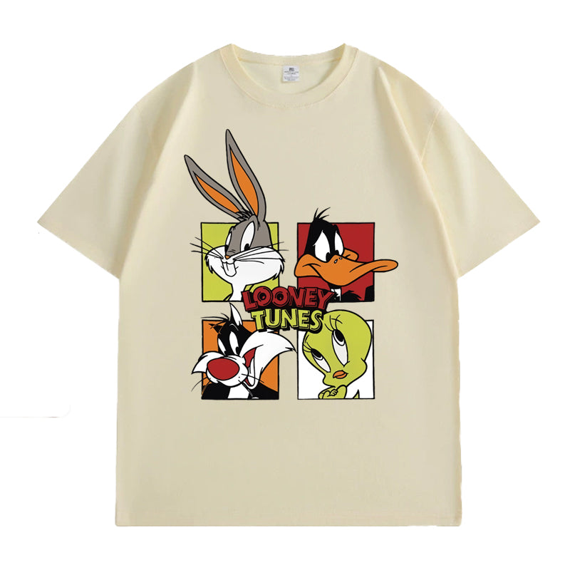 🐰4-Panel Print Tee- Wearable Art Gallery