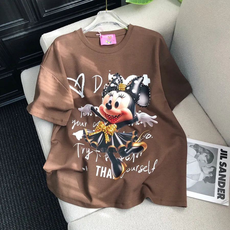 VINESU Minnie diamond tee