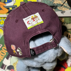 Vinesu H18 - Retro Snoopy Embroidered Baseball Cap - Vintage Washed Denim Comic Patch Hat, Aesthetic Peanuts Cartoon Dad Hat for Men & Women
