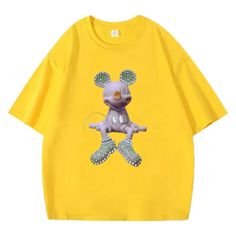 VINESU MK🌟Hand-Beaded Tee – Where Craft Meets Couture