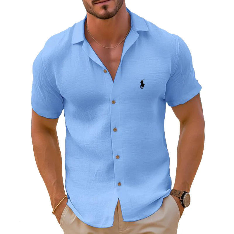 Men's Cotton And Linen Comfortable Shirt
