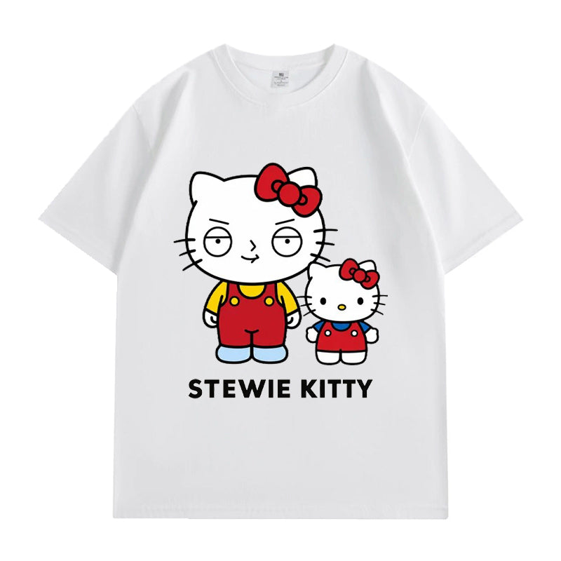 A232 - Stewie Parody Graphic Tee – 100% Breathable Cotton Summer Short Sleeve T-Shirt
