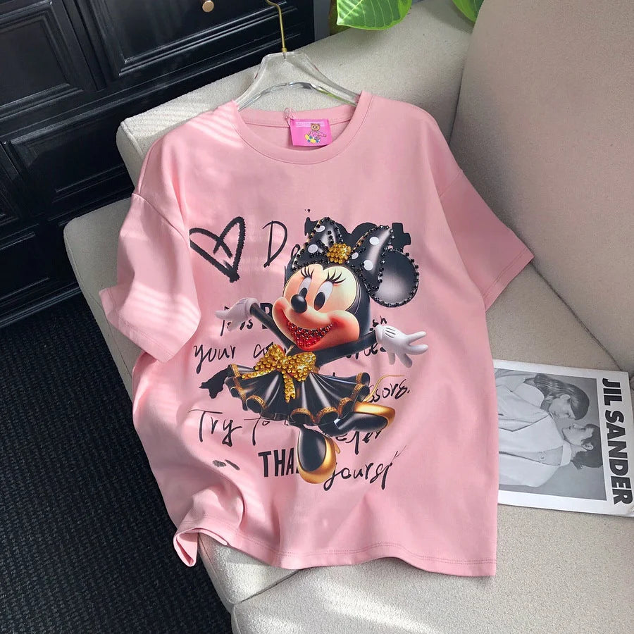 VINESU Minnie diamond tee