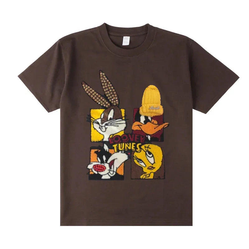 VINESU Looney Tunes - Themed T-shirt: Full of Cartoon Fun