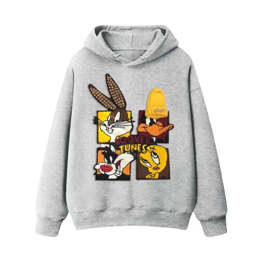 VINESU Looney Tunes - Themed Hoodie: Showcase Cartoon Charm