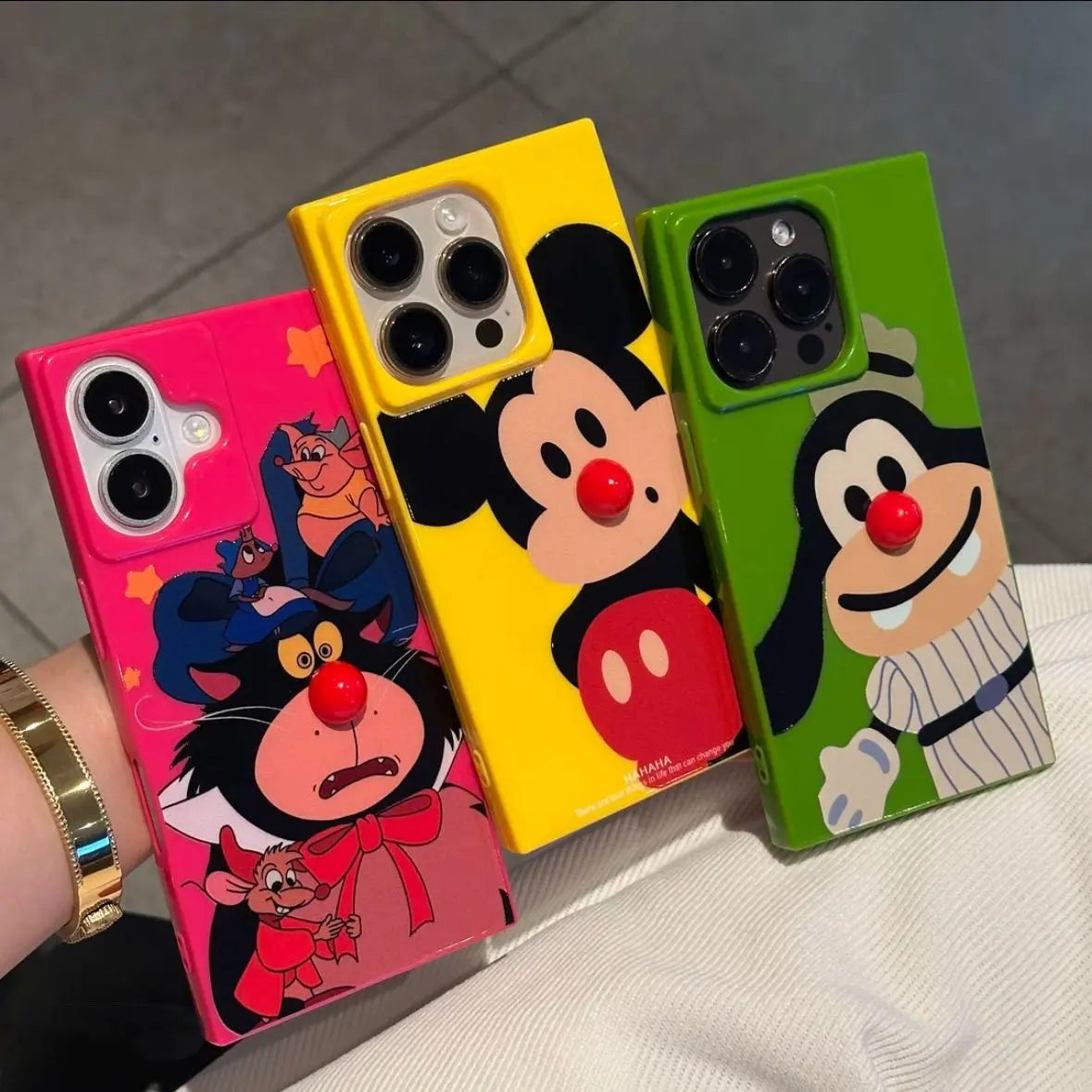 Viral✨ Square Cases + Red - Nose Characters—So Good