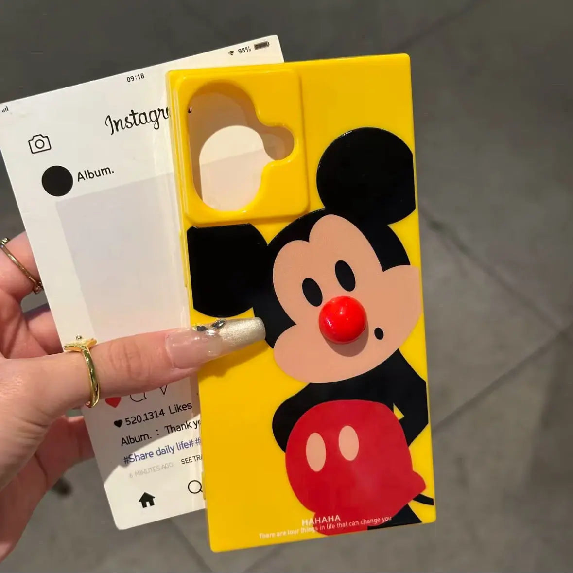Viral✨ Square Cases + Red - Nose Characters—So Good