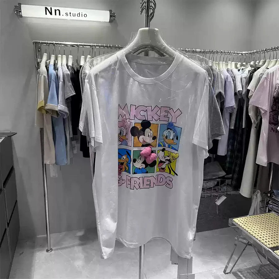 VINESU 🎀Clubhouse Heavy Industry Cartoon Tee