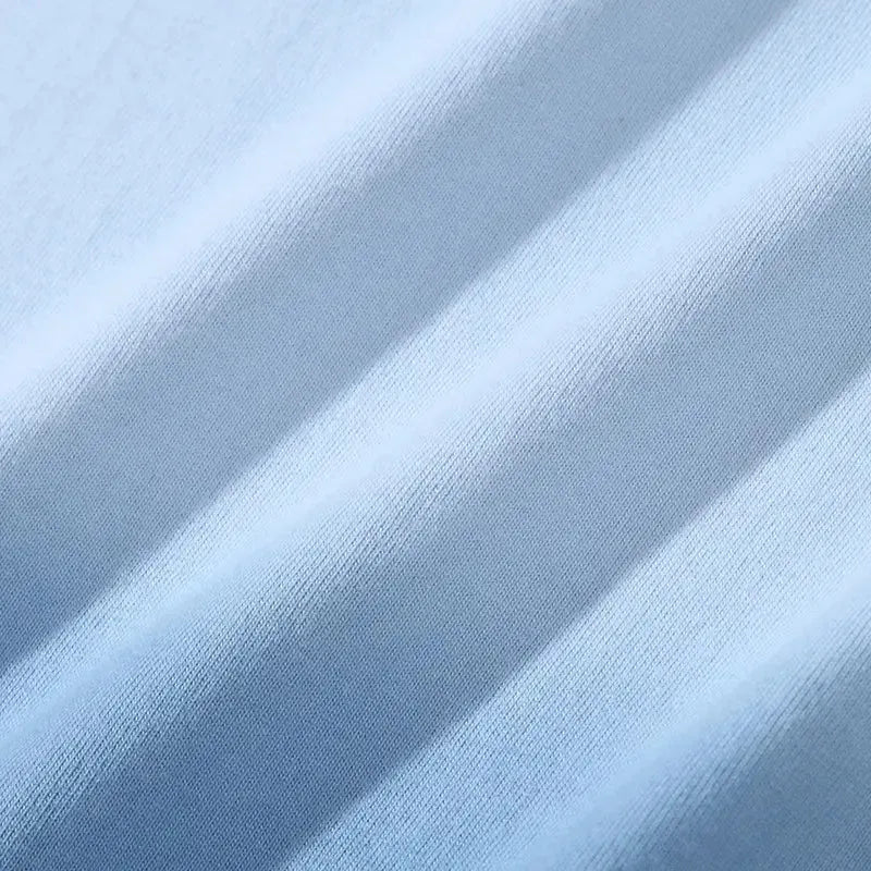 VINESU Looney Tunes - Themed Ombre Blue T - shirt: Vibrant Cartoon Style