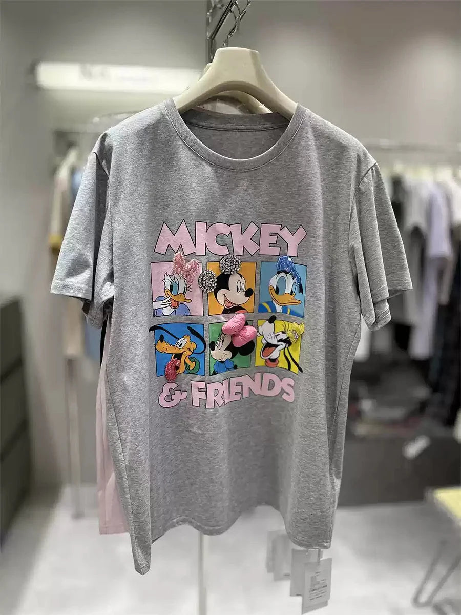 VINESU 🎀Clubhouse Heavy Industry Cartoon Tee