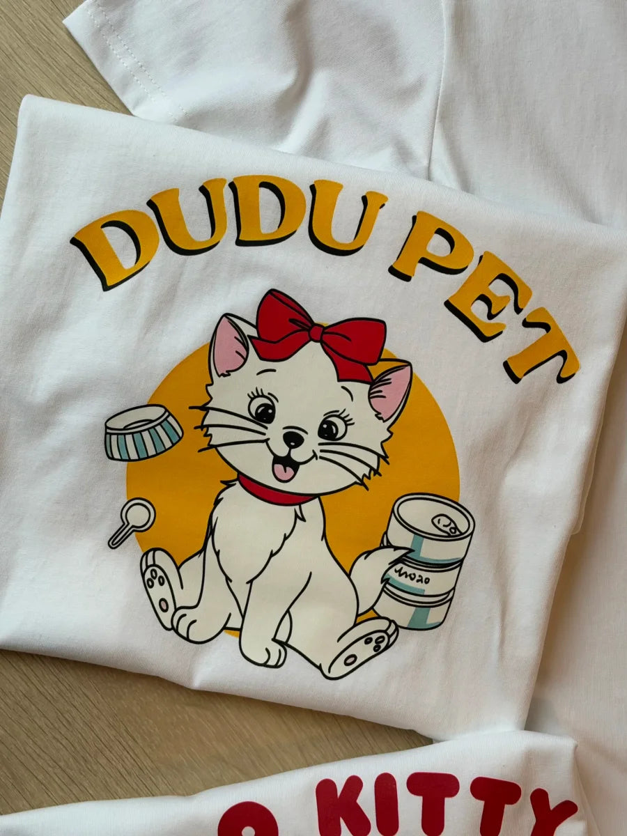 Special Offer: 220g Heavyweight 100% Cotton Cartoon Graphic Tee | Oversized & Versatile