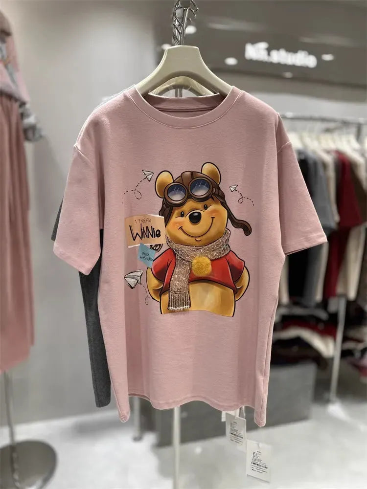 VINESU Winnie - Heavy 3D Embroidered Beaded Cotton Tee