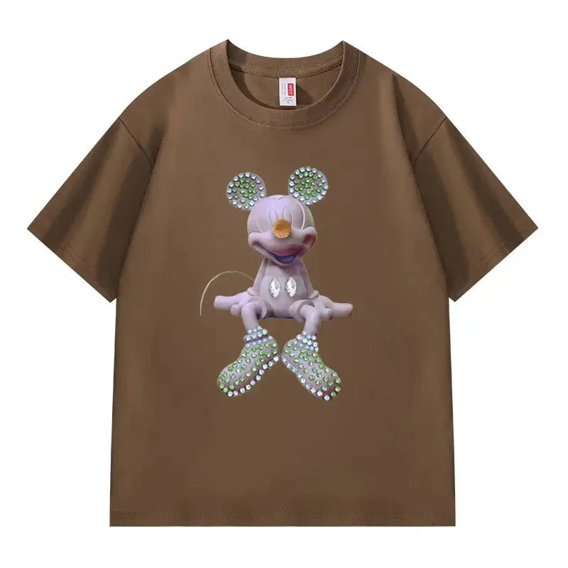 VINESU MK🌟Hand-Beaded Tee – Where Craft Meets Couture