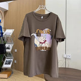 VINESU Cuteness Boosted! Dumbo T-Shirt with Knitted Hat & Rhinestones