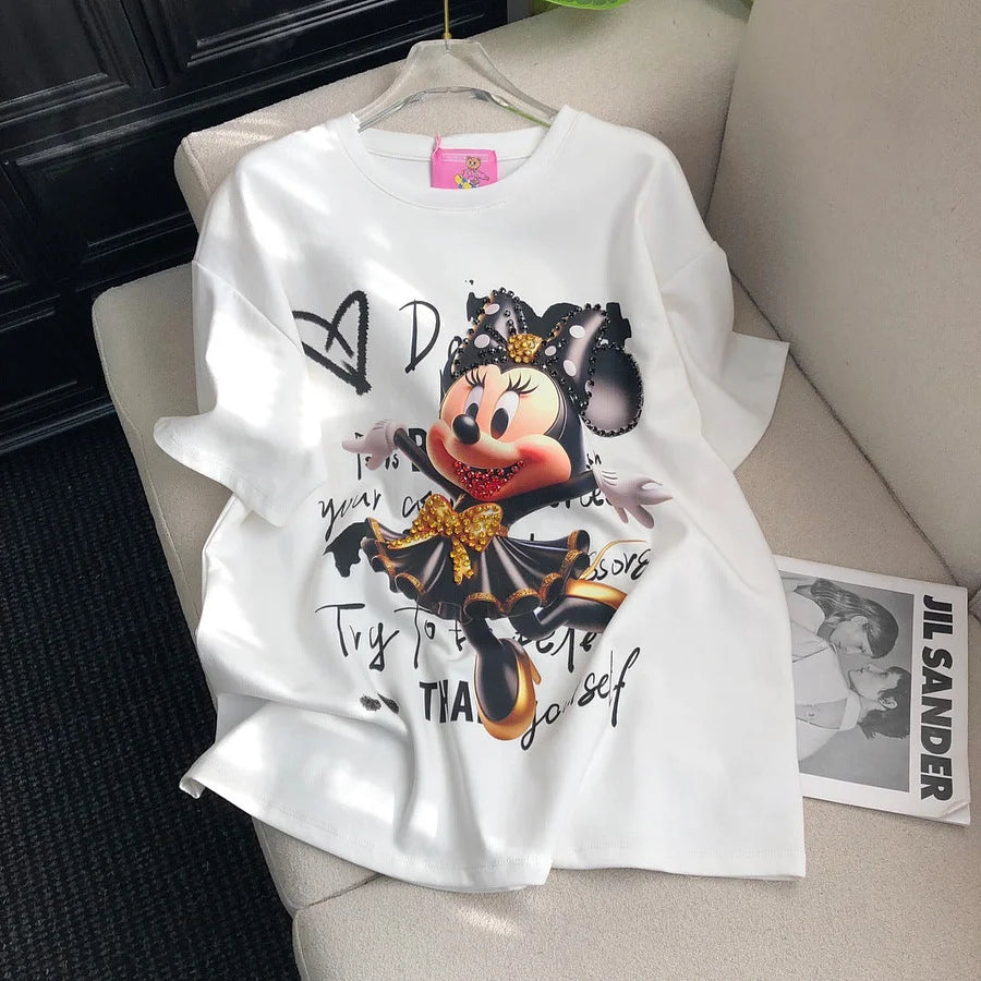 VINESU Minnie diamond tee