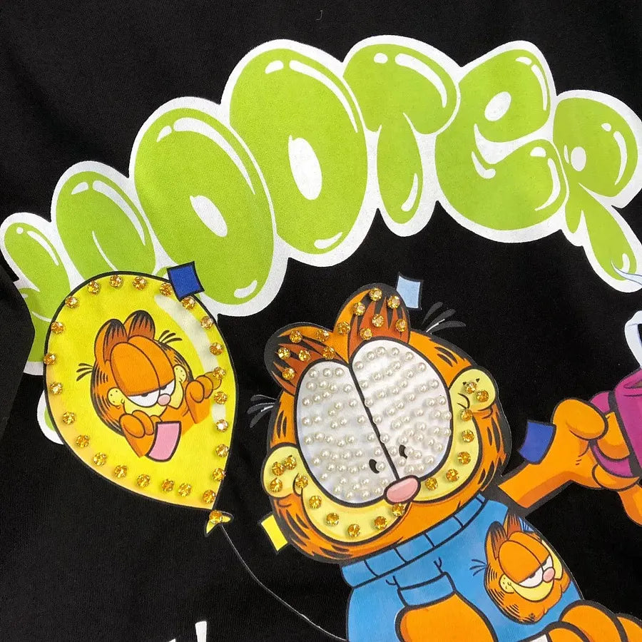 VINESU A16 - "Dooter Gang" Double-Sided Print & Hand-Embellished T-Shirt