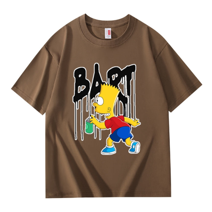 Bart-Printed Heavyweight T-shirts