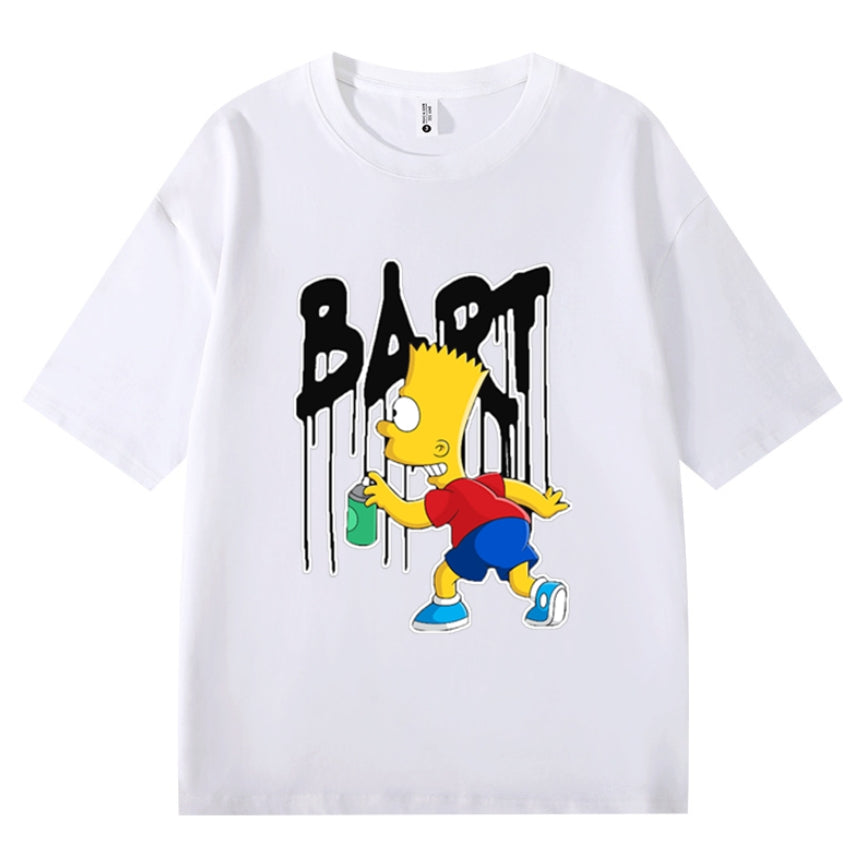 Bart-Printed Heavyweight T-shirts