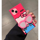 Soft Case Lovers Rejoice🔥 Crayon Shin-chan Glasses Stand Cases—Squishy, Shockproof & Cool