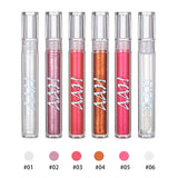 AHH-6 Colors moisturizing transparent hydrating lip gloss