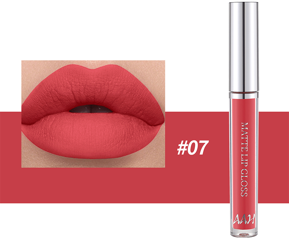 AAH 12 Colors Velvet Matte Lip Gloss