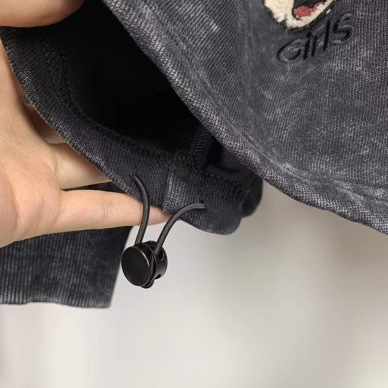Washed Retro Mickey Patch Sweatshirt