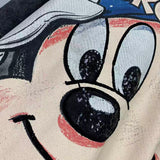 Vintage Washed Mickey Graphic Sweatshirt | Oversized Sequin Crewneck