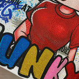 Betty Boop Rhinestone Oversized T-Shirt – Sparkle Streetwear Tee With Double-Sided Design