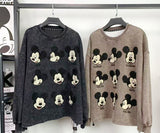 Washed Retro Mickey Patch Sweatshirt