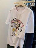 MK🎀White Crystal-Embellished Tee🎀Effortlessly Stylish