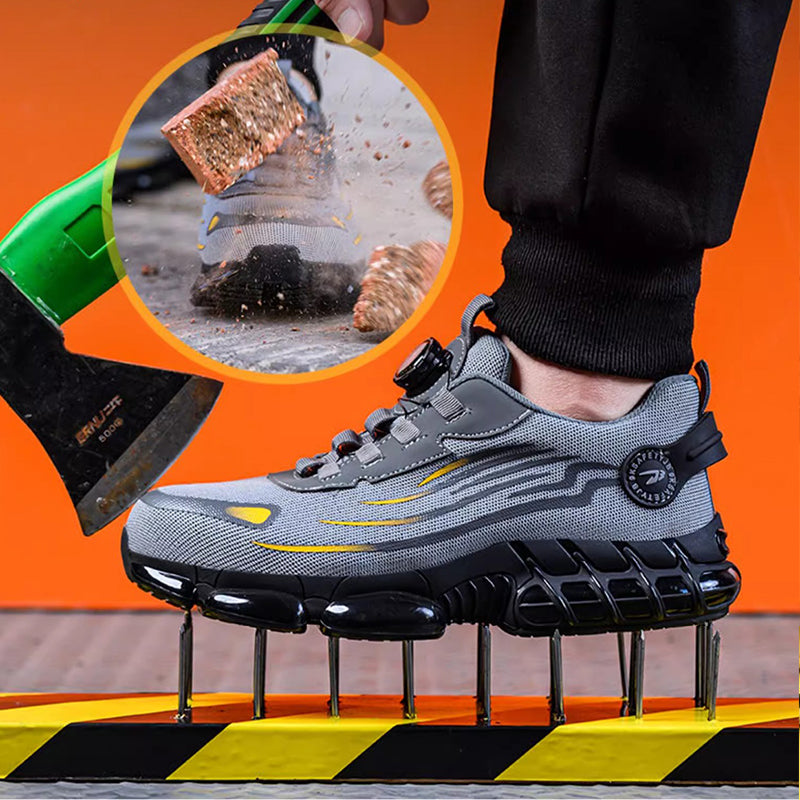 Men's Lace Up Low TopAnti Piercing & Anti Smashing Safety Shoes