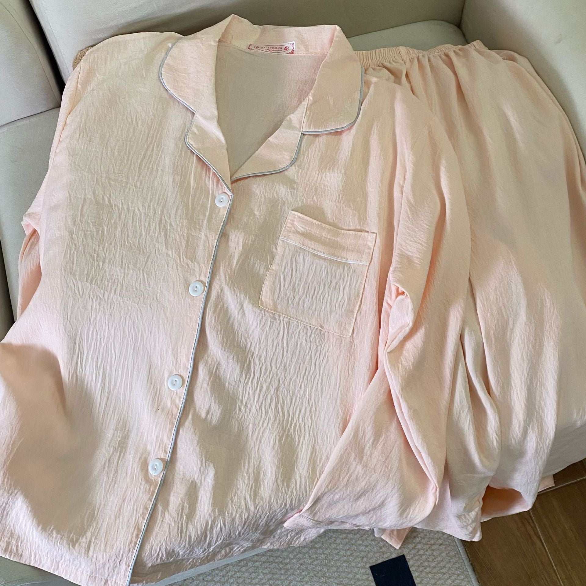 Cozy Pajama Shirt-Solid Color