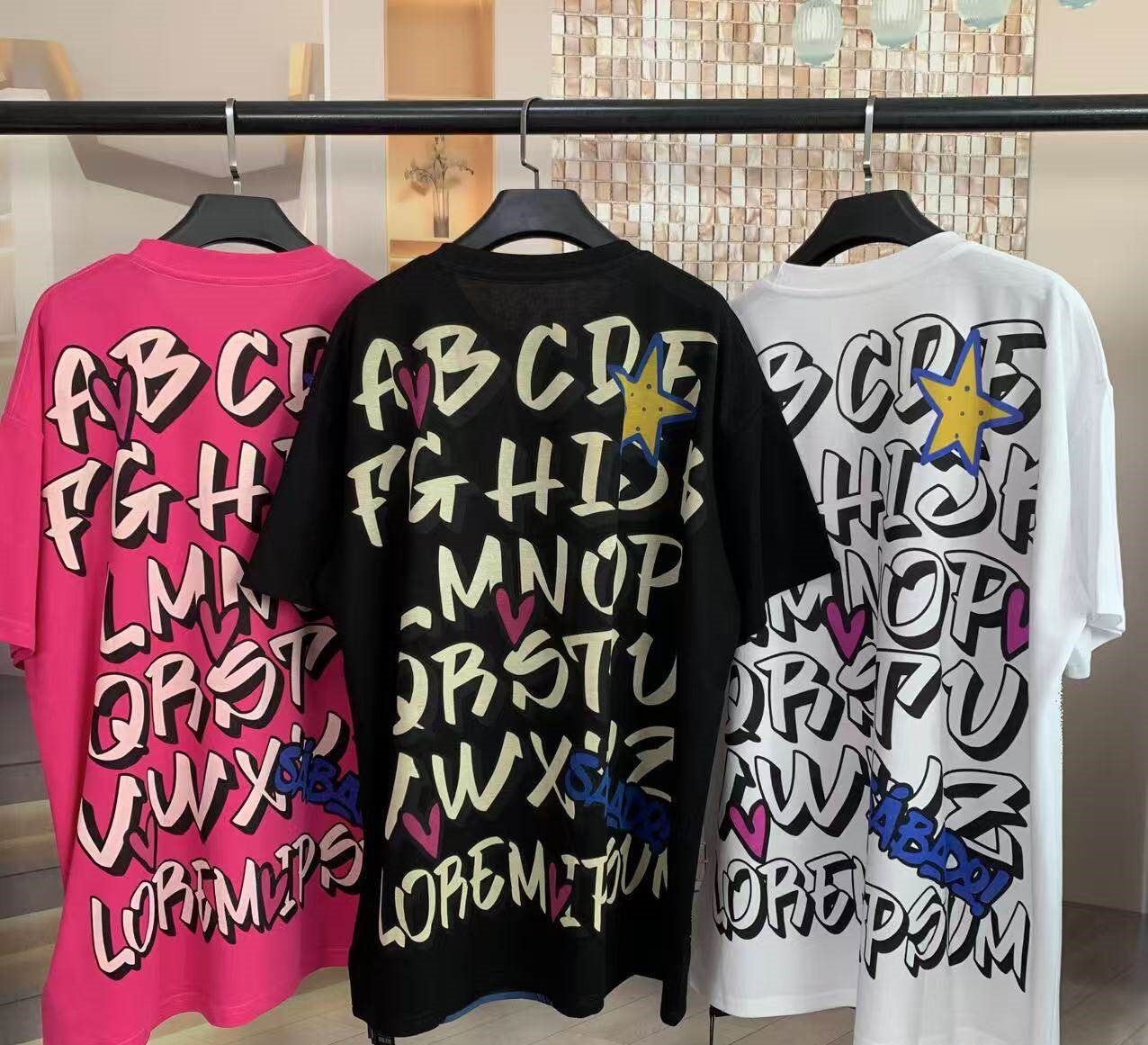 A217 - Minnie Mouse Y2K Multi-Color Rhinestone Tee - 320g Ultra-Heavyweight Cotton - Premium Bling Character Streetwear Boxy T-Shirt