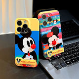 VINESU Viral✨ Cartoon Mickey 3D Red - Nose Couple Cases