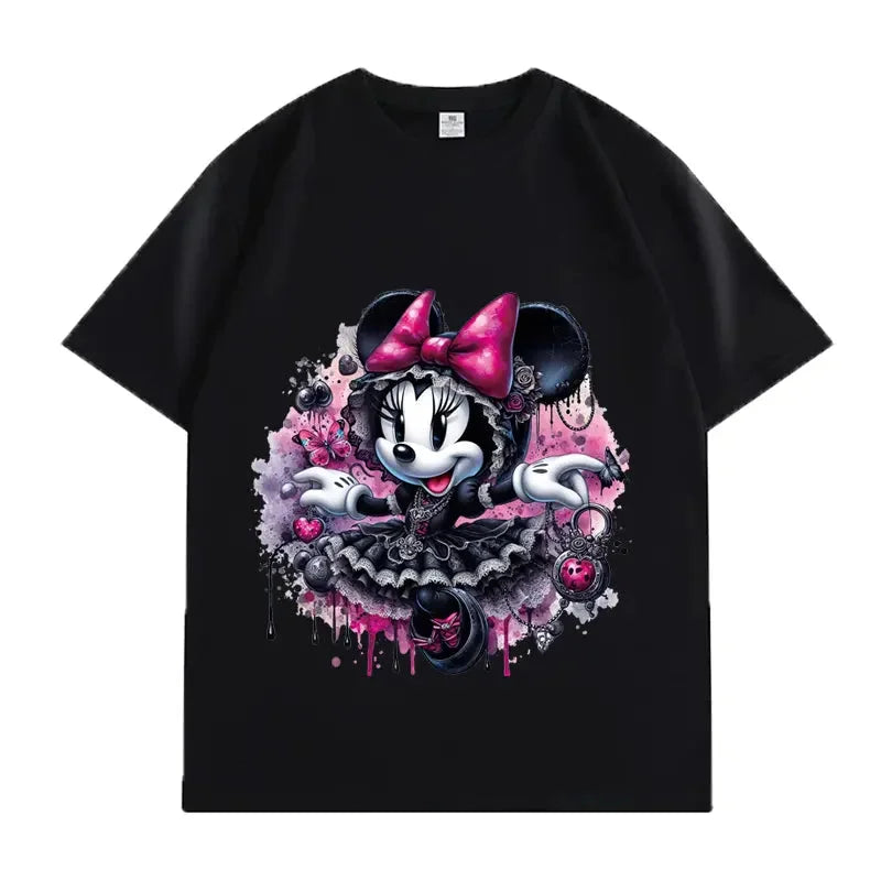VINESU Minnie Print T-Shirt