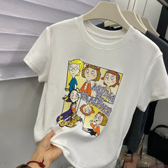A188 - Vintage Mona the Vampire Graphic Tee - 220g Premium Heavyweight Cotton