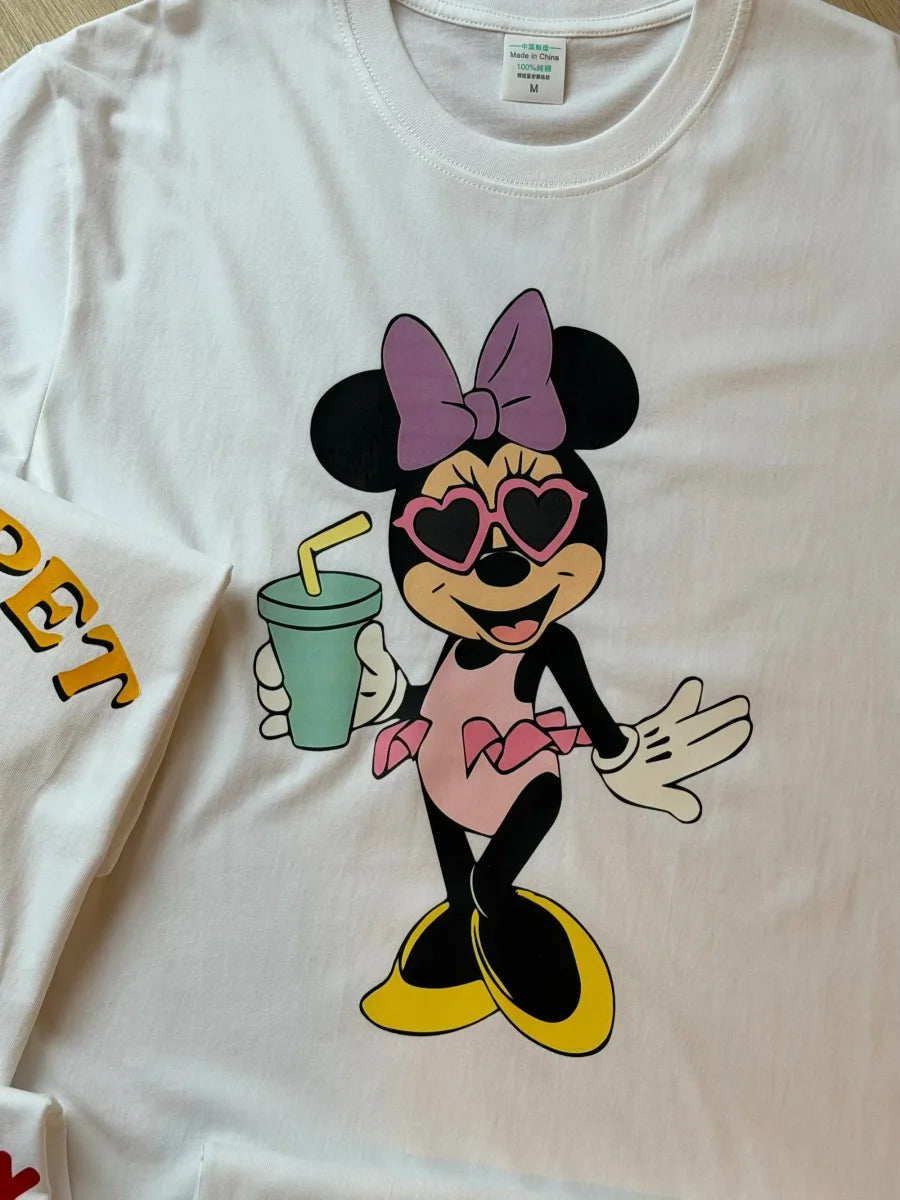 Special Offer: 220g Heavyweight 100% Cotton Cartoon Graphic Tee | Oversized & Versatile