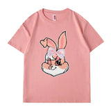 VINESU Pink Bunny Heavyweight Tee