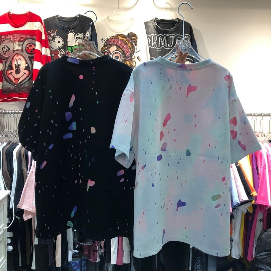 A161 - Luxury Doraemon Sequin Embroidered T-Shirt - 320g Ultra-Heavyweight Cotton Tee - Structured Oversized Boxy Fit Streetwear